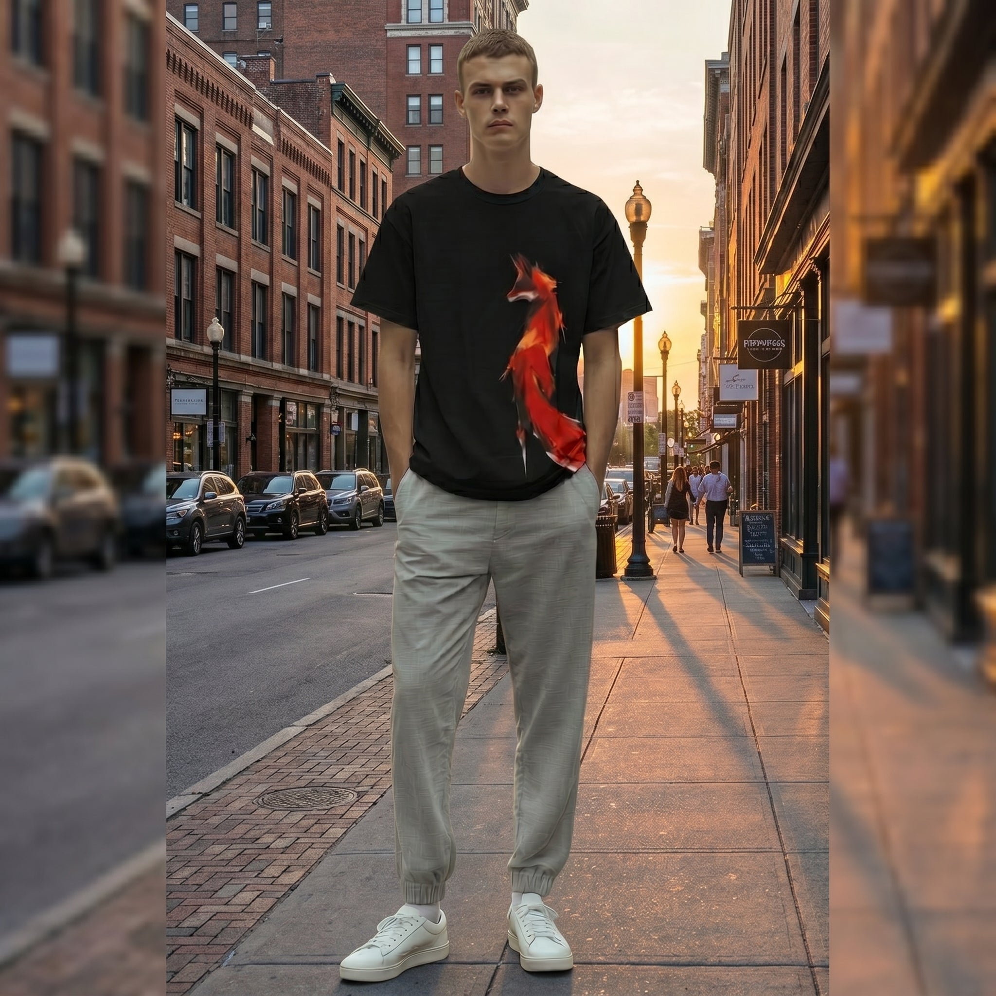 Fox Presence — Abstract Expression Tee