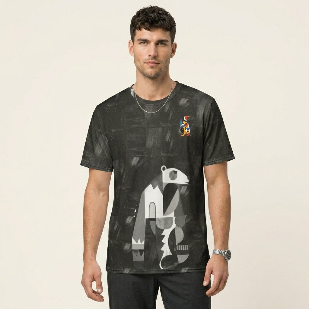 Minimalist Polar Bear T-Shirt – Clean Aesthetic Wildlife-Inspired Fashion for Conscious Living