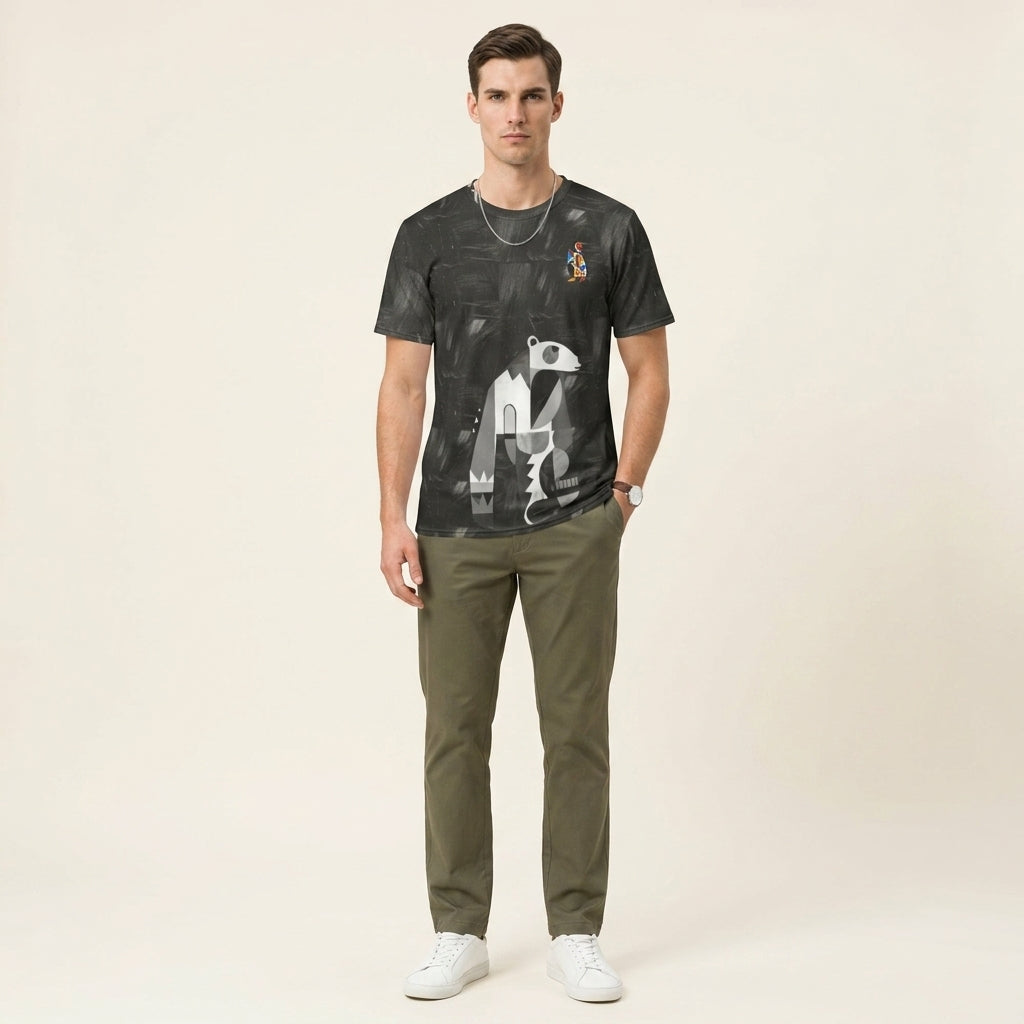 Minimalist Polar Bear T-Shirt – Clean Aesthetic Wildlife-Inspired Fashion for Conscious Living