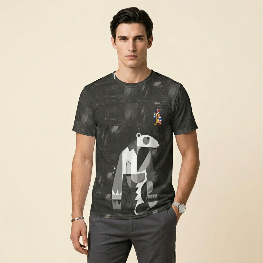 Minimalist Polar Bear T-Shirt – Clean Aesthetic Wildlife-Inspired Fashion for Conscious Living