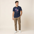 Minimalist Jellyfish Graphic T-Shirt – Ocean-Inspired Symbol Fashion for Calm Artistic Modern Style