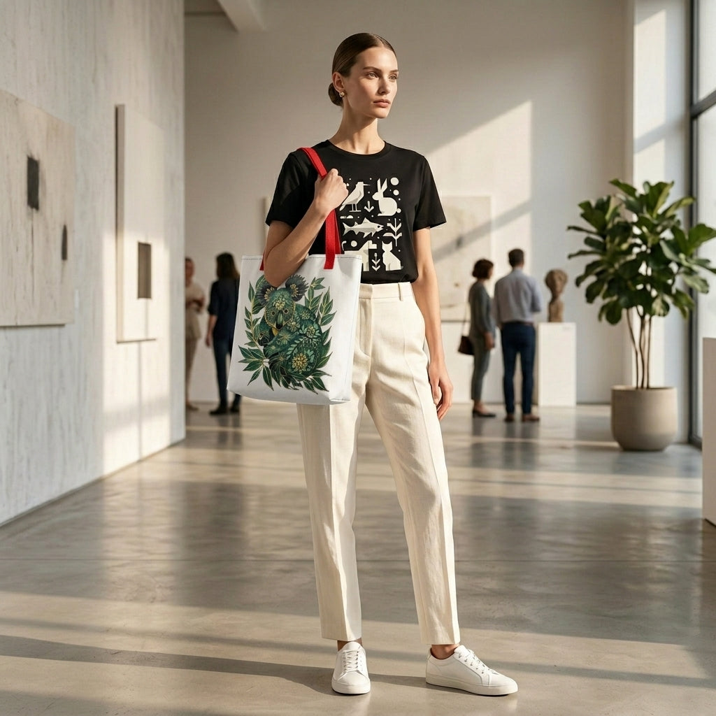 Minimalist Women’s Relaxed T-Shirt – Cute Companion-Inspired Fashion for Soft Modern Style