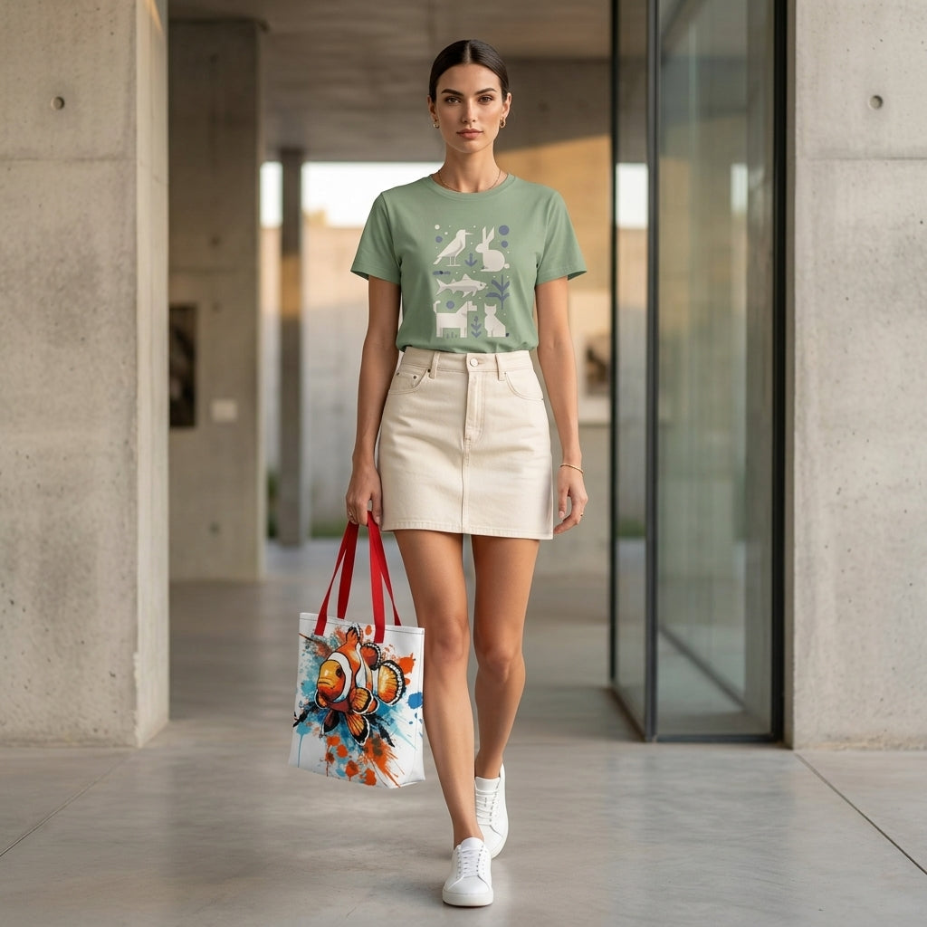 Minimalist Women’s Relaxed T-Shirt – Cute Companion-Inspired Fashion for Soft Modern Style