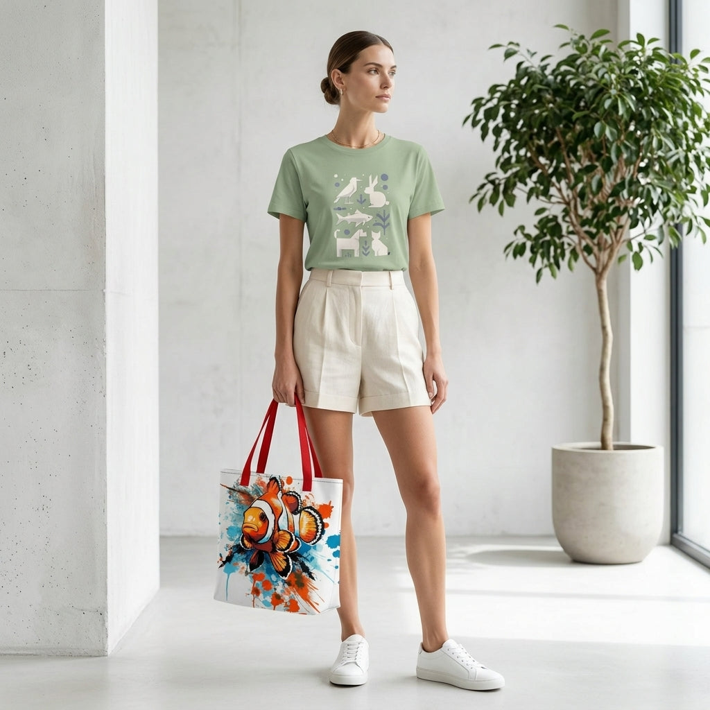 Minimalist Women’s Relaxed T-Shirt – Cute Companion-Inspired Fashion for Soft Modern Style