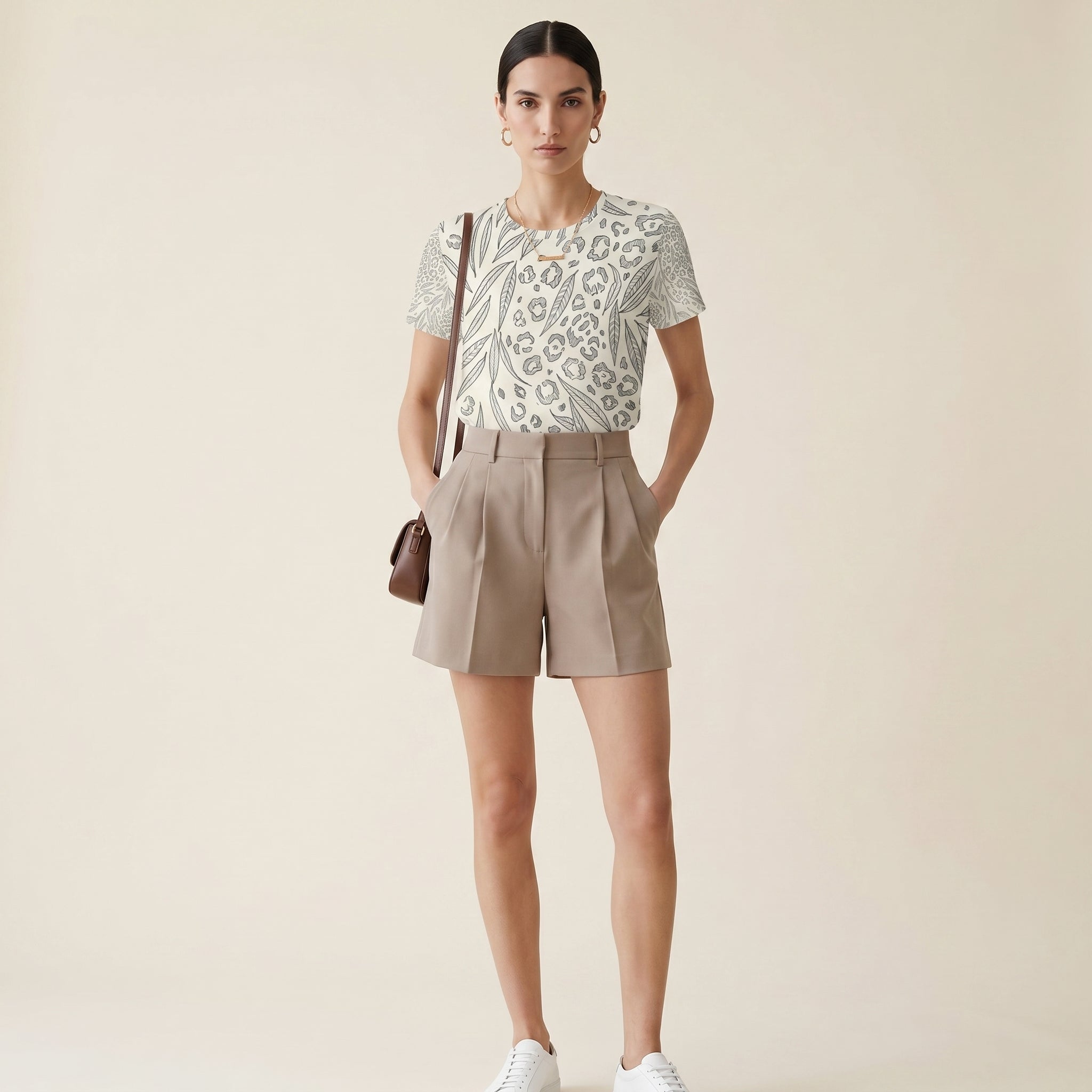 Abstract Leopard — Symbolic Minimal Wildlife Texture Tee