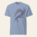 Master of the Arc – Abstract Bald Eagle Motion Directional Geometry Graphic Tee