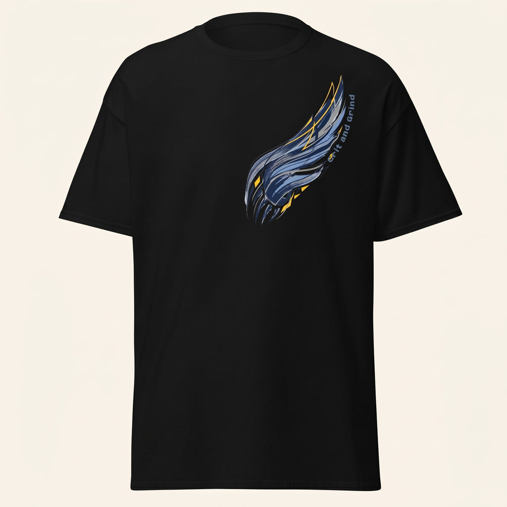 Grit and Grind  Graphic Tee - Minimalist Conceptual Athletic Streetwear
