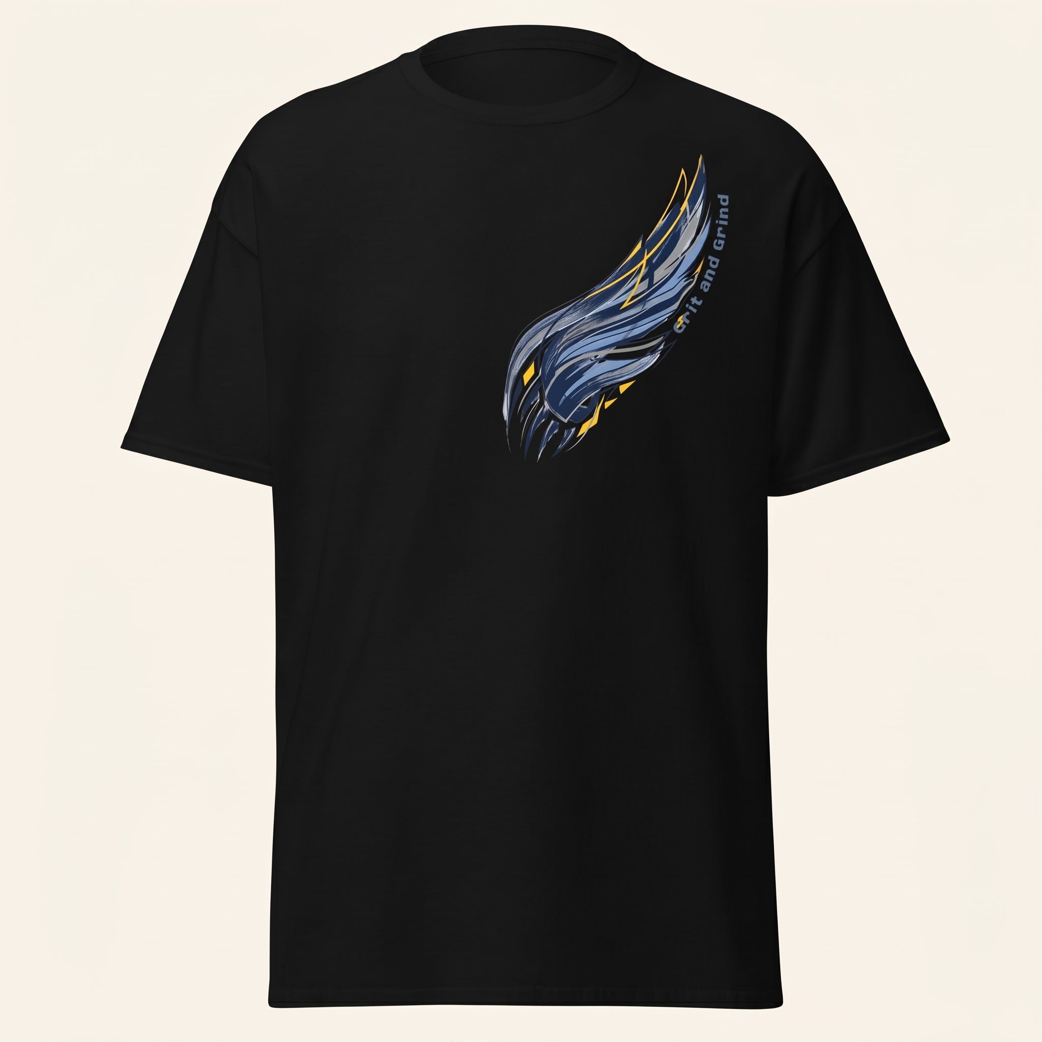 Grit and Grind  Graphic Tee - Minimalist Conceptual Athletic Streetwear