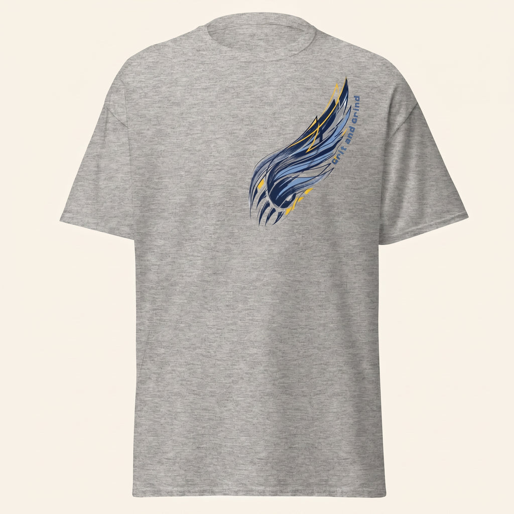 Grit and Grind  Graphic Tee - Minimalist Conceptual Athletic Streetwear