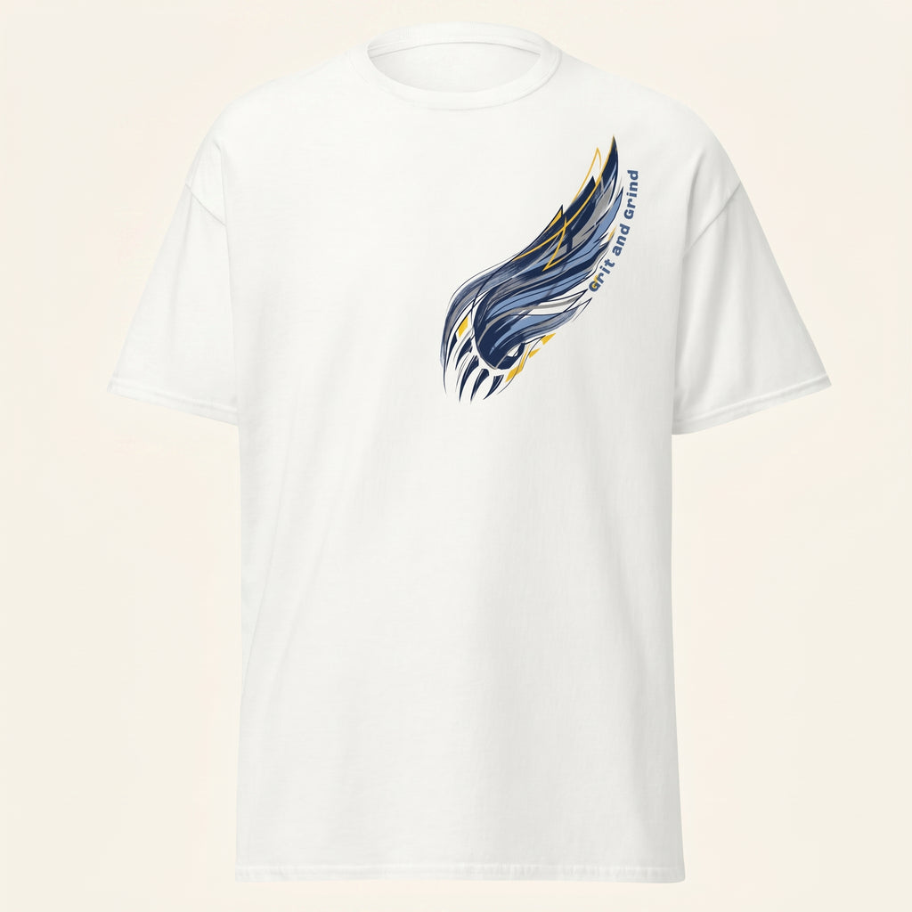 Grit and Grind  Graphic Tee - Minimalist Conceptual Athletic Streetwear