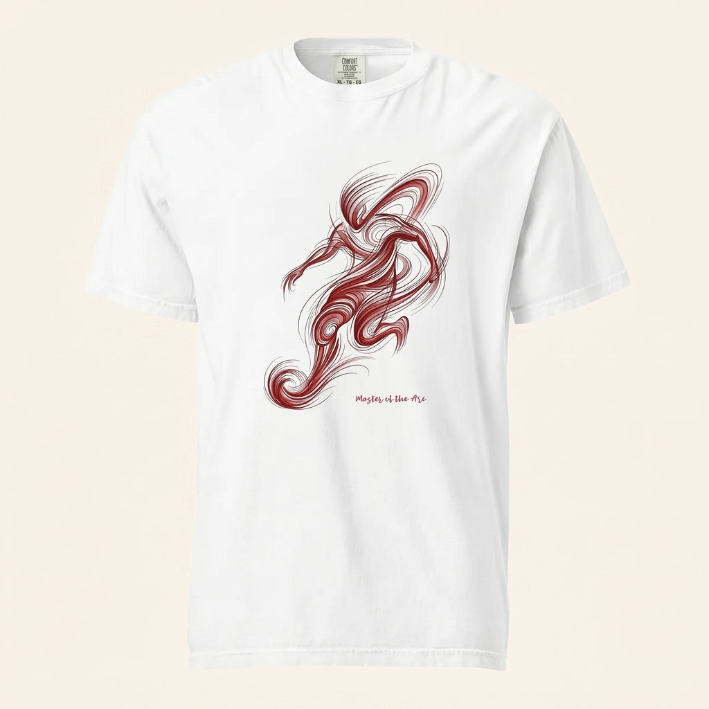 Arc Instinct — Abstract Fluid Intelligence Motion Graphic Tee