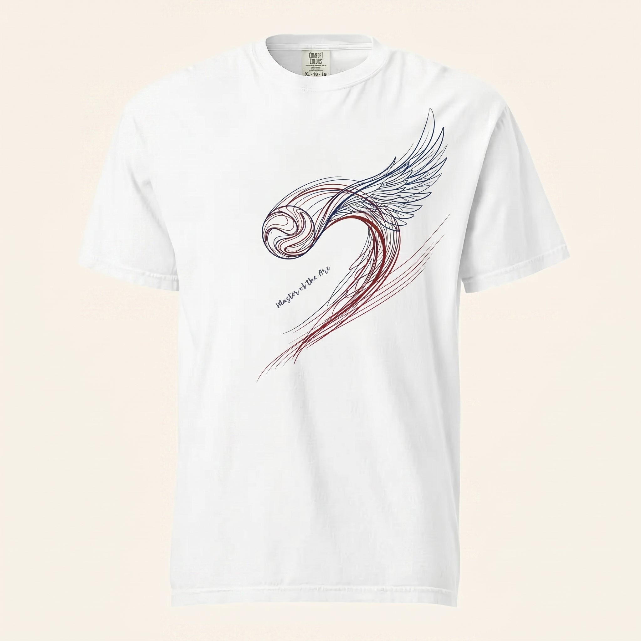 Master of the Arc — Abstract Symbolic Flight Motion Trajectory Graphic Tee