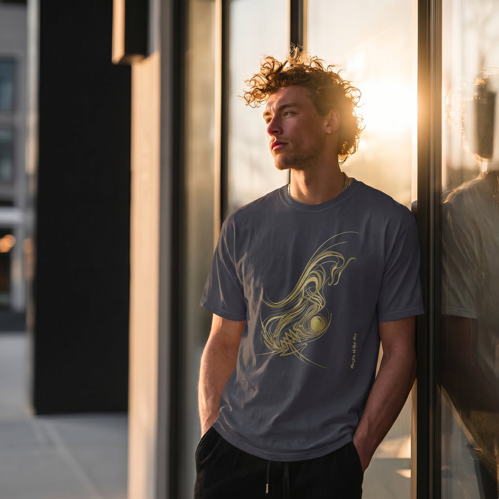 Arc Motion — Abstract Symbolic Movement Graphic Tee