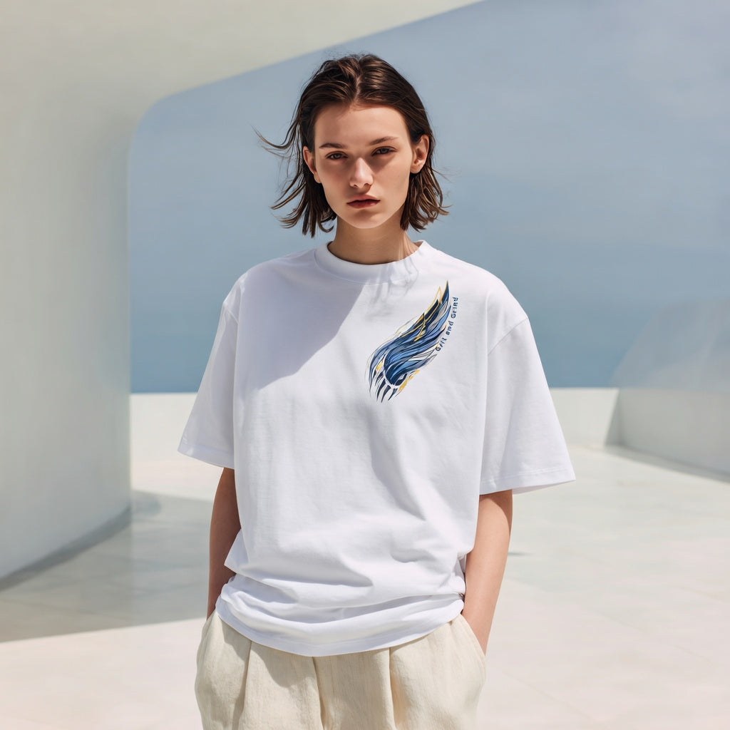 Grit and Grind  Graphic Tee - Minimalist Conceptual Athletic Streetwear