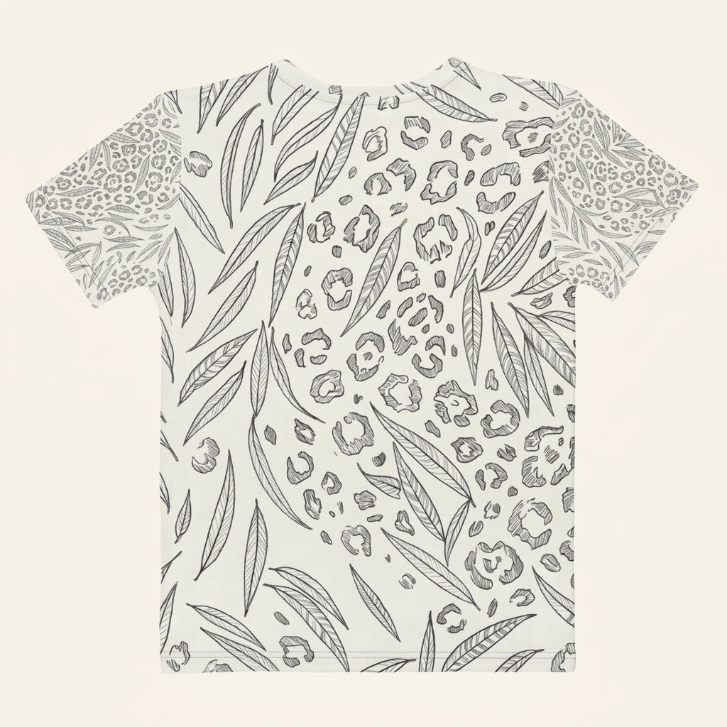 Abstract Leopard — Symbolic Minimal Wildlife Texture Tee