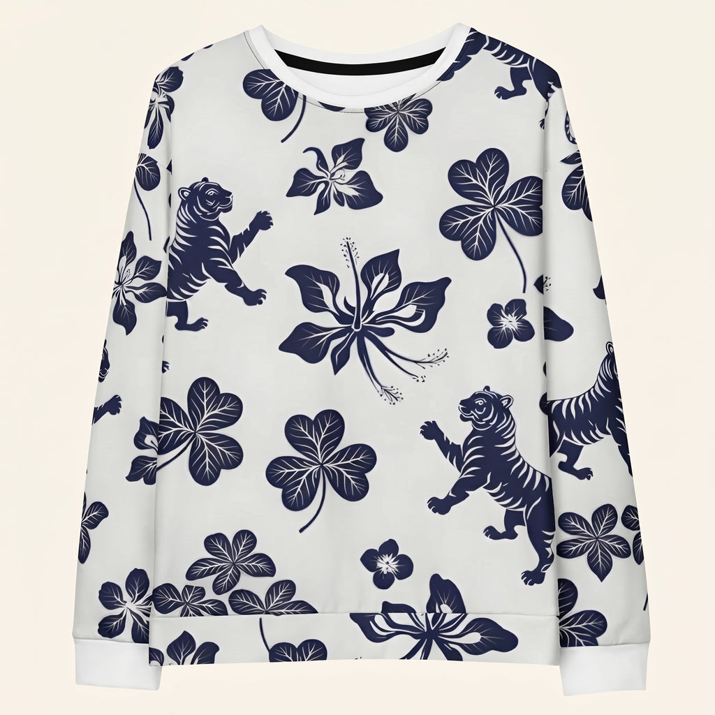 Quiet Power — Abstract Tiger Symbolic Strength Sweatshirt