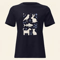 Minimalist Women’s Relaxed T-Shirt – Cute Companion-Inspired Fashion for Soft Modern Style