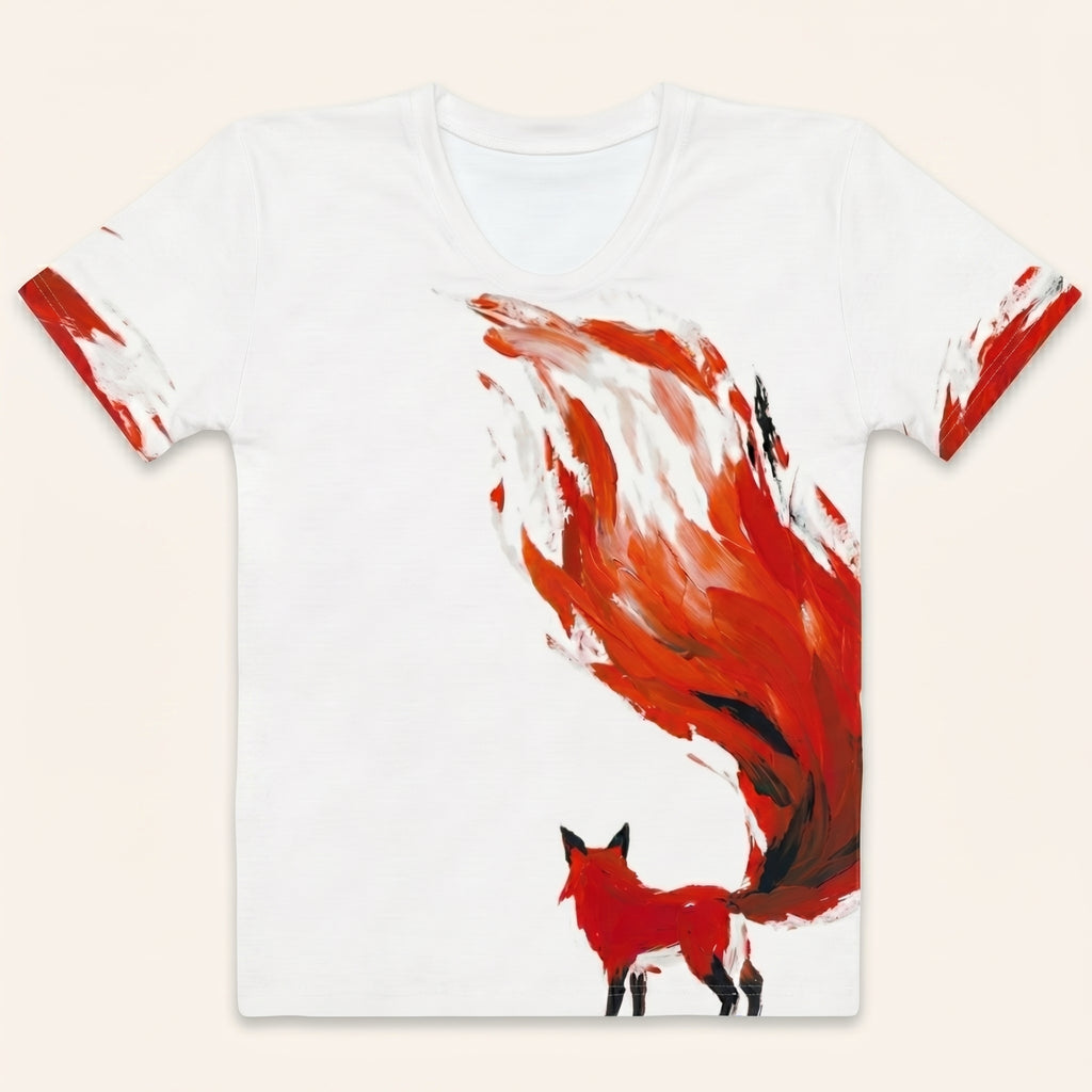 Quiet Instinct — Women's Minimal Fox Graphic Tee
