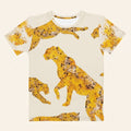 Minimalist Leopard-Inspired Women’s T-Shirt – Clean Aesthetic Animal Symbol Fashion for Modern Conscious Style