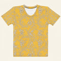 Minimalist Sardine Women’s T-Shirt – Ocean-Inspired Marine Pattern Fashion for Modern Artistic Style