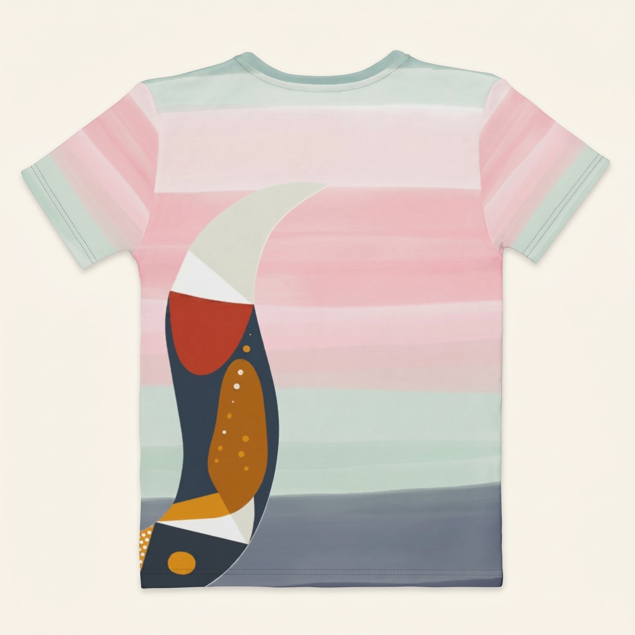 Abstract Fox Women’s T-Shirt – Artistic Animal Symbol Fashion for Modern Minimalist Style