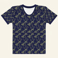 Minimalist Women’s T-Shirt – Desert-Inspired Animal Pattern Fashion for Modern Statement Style