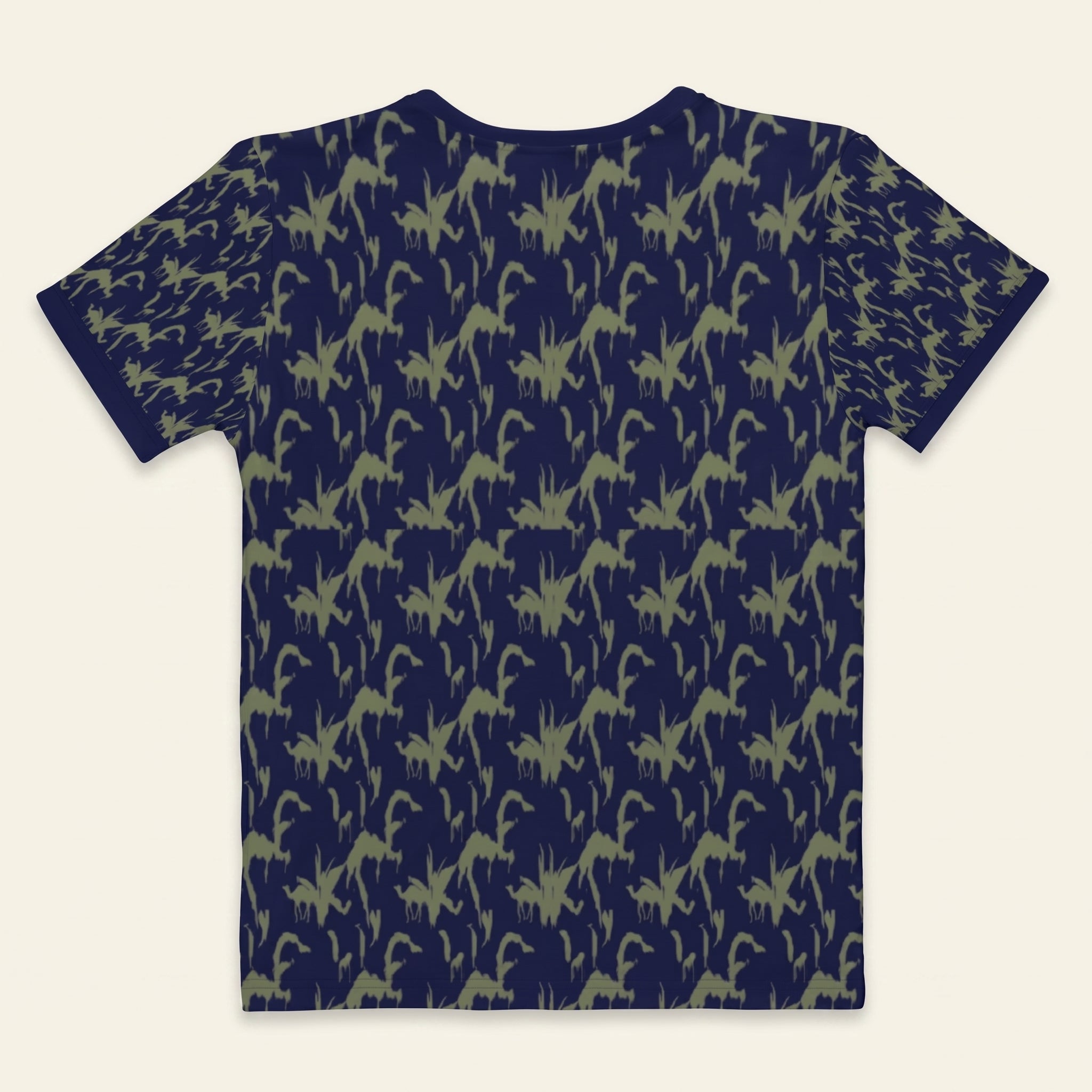 Minimalist Women’s T-Shirt – Desert-Inspired Animal Pattern Fashion for Modern Statement Style