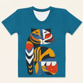 Bold Tiger Women’s T-Shirt – Vibrant Animal Symbol Fashion for Confident Modern Style