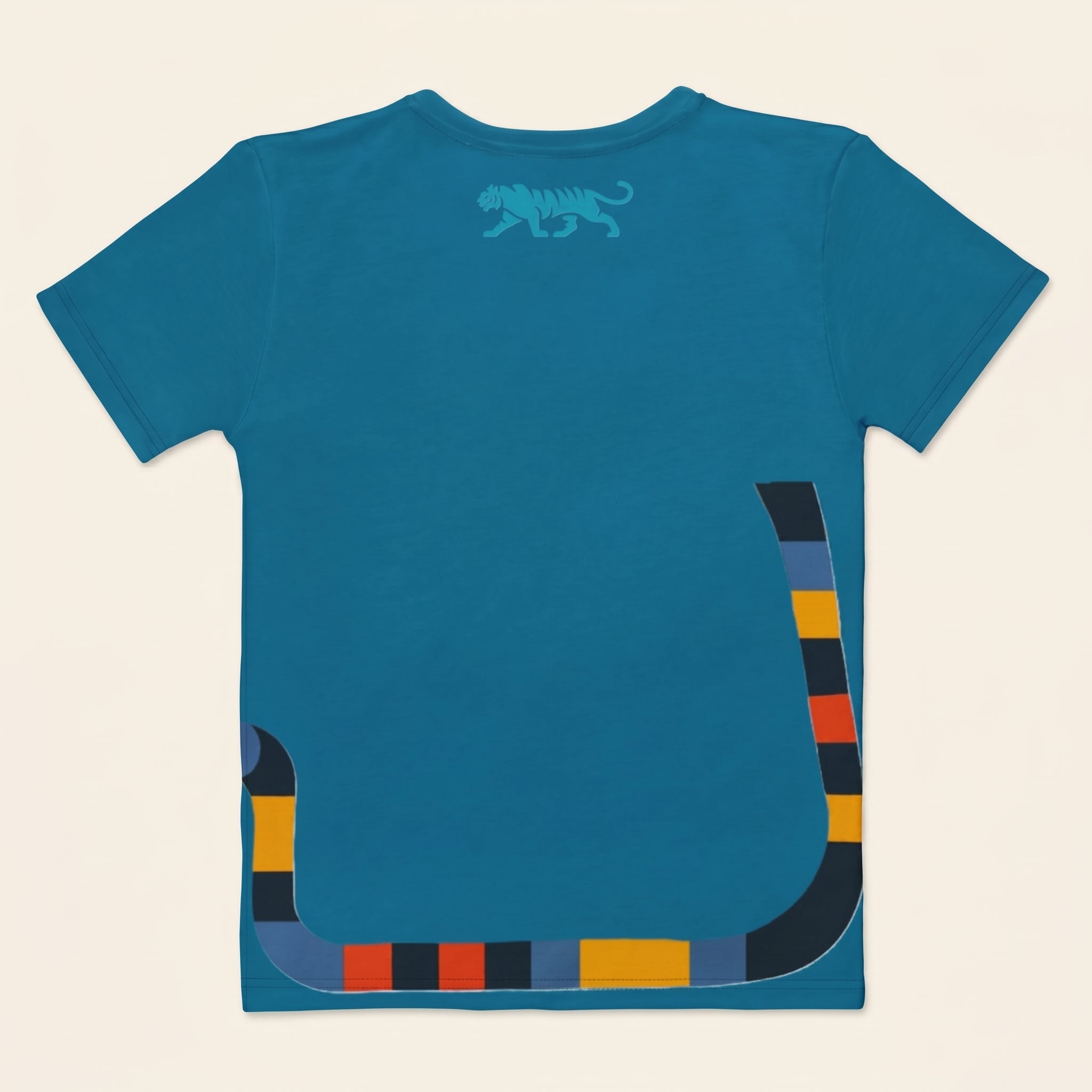 Bold Tiger Women’s T-Shirt – Vibrant Animal Symbol Fashion for Confident Modern Style