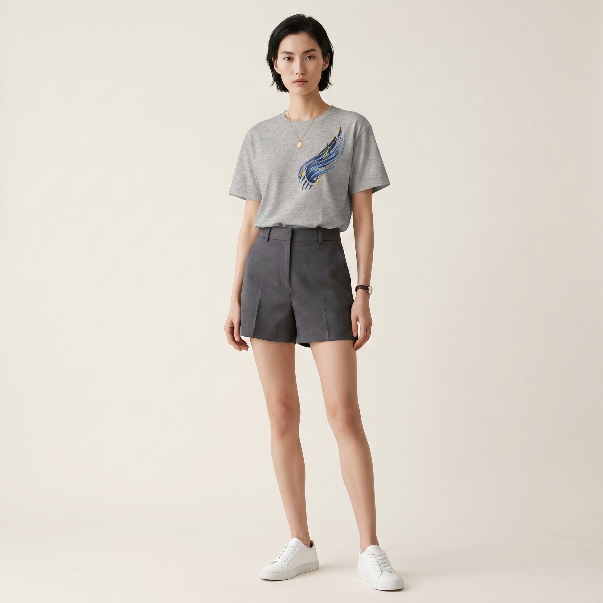 Grit and Grind  Graphic Tee - Minimalist Conceptual Athletic Streetwear