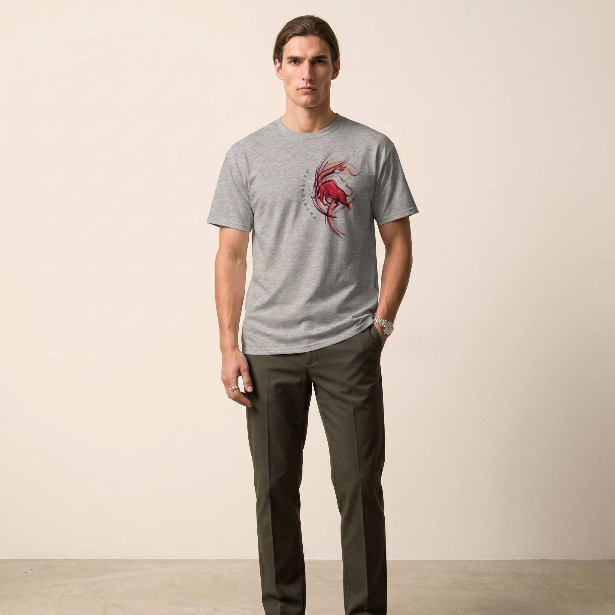 Physicality – Abstract Restrained Power Graphic Tee