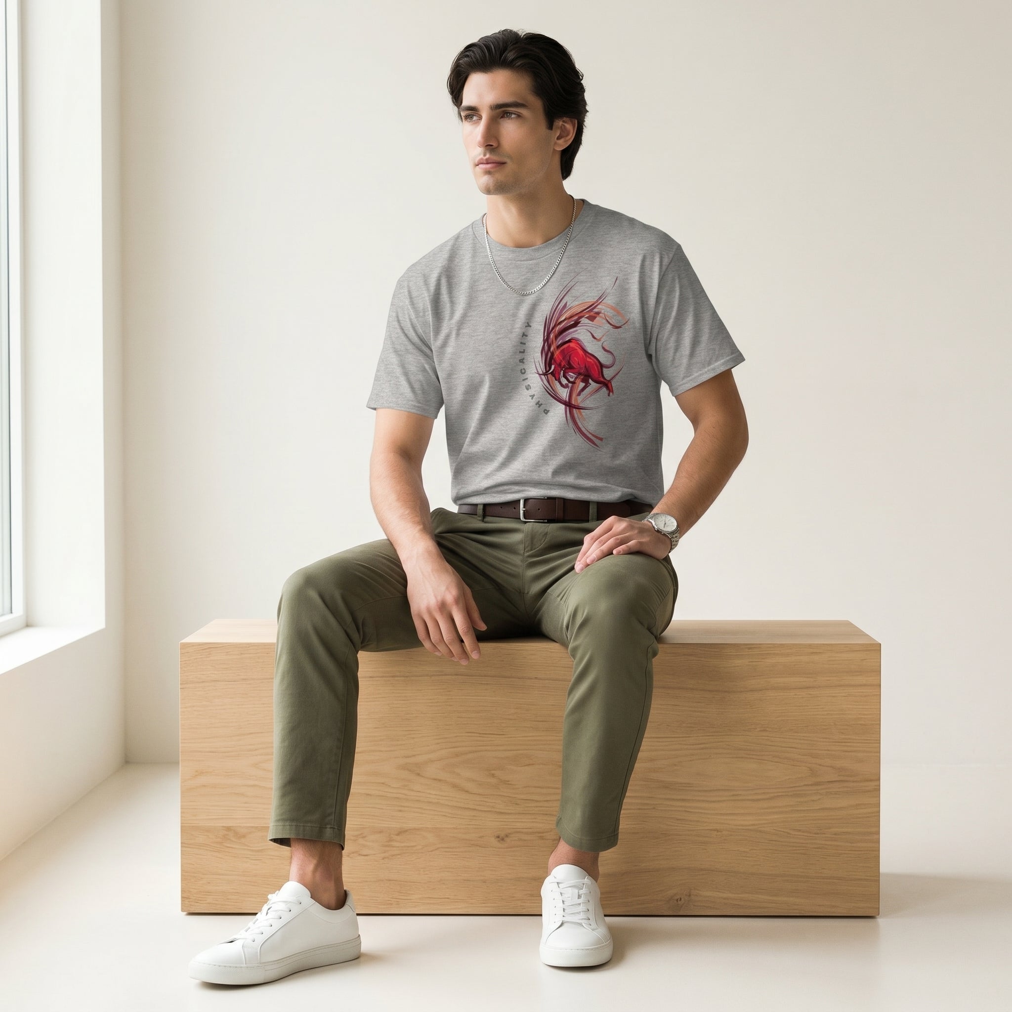 Physicality – Abstract Restrained Power Graphic Tee