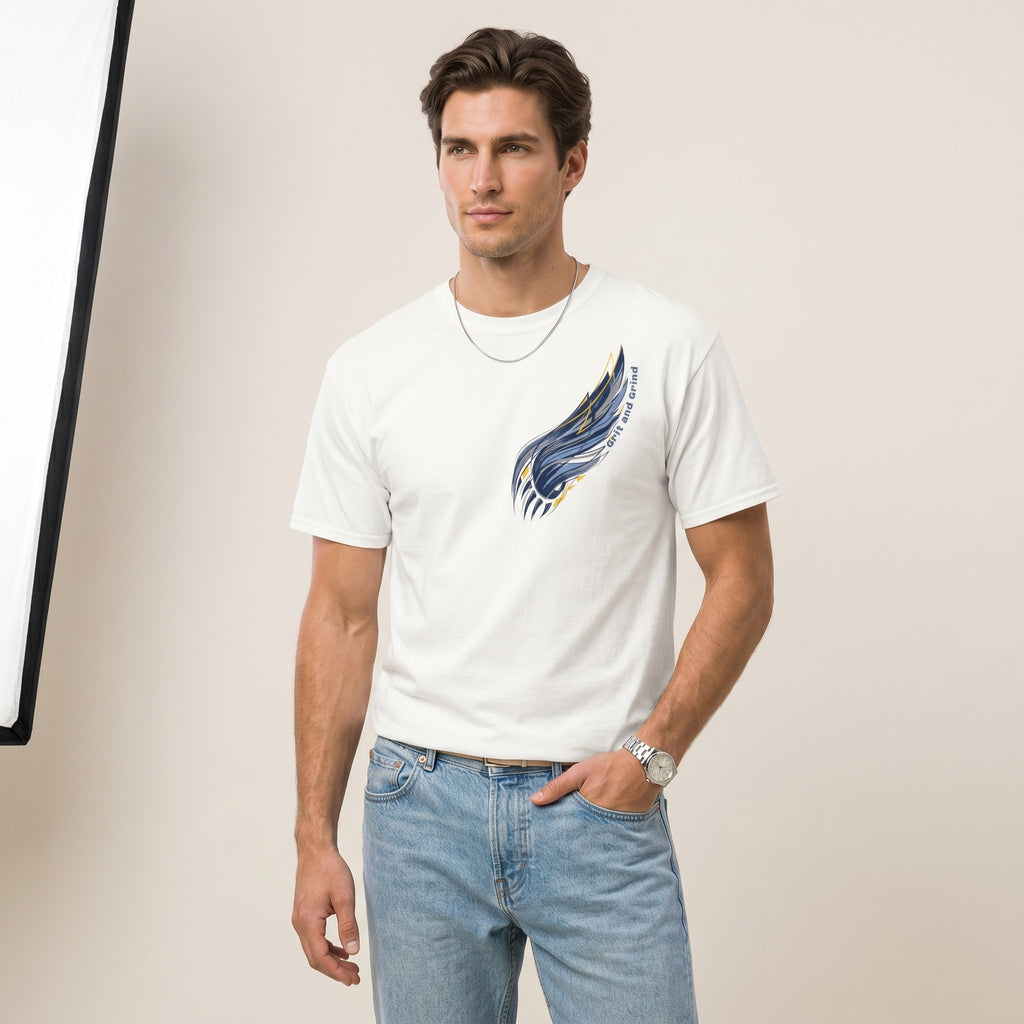 Grit and Grind  Graphic Tee - Minimalist Conceptual Athletic Streetwear