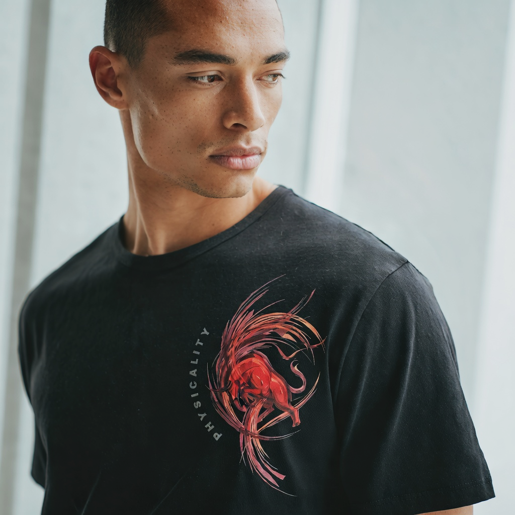 Physicality – Abstract Restrained Power Graphic Tee