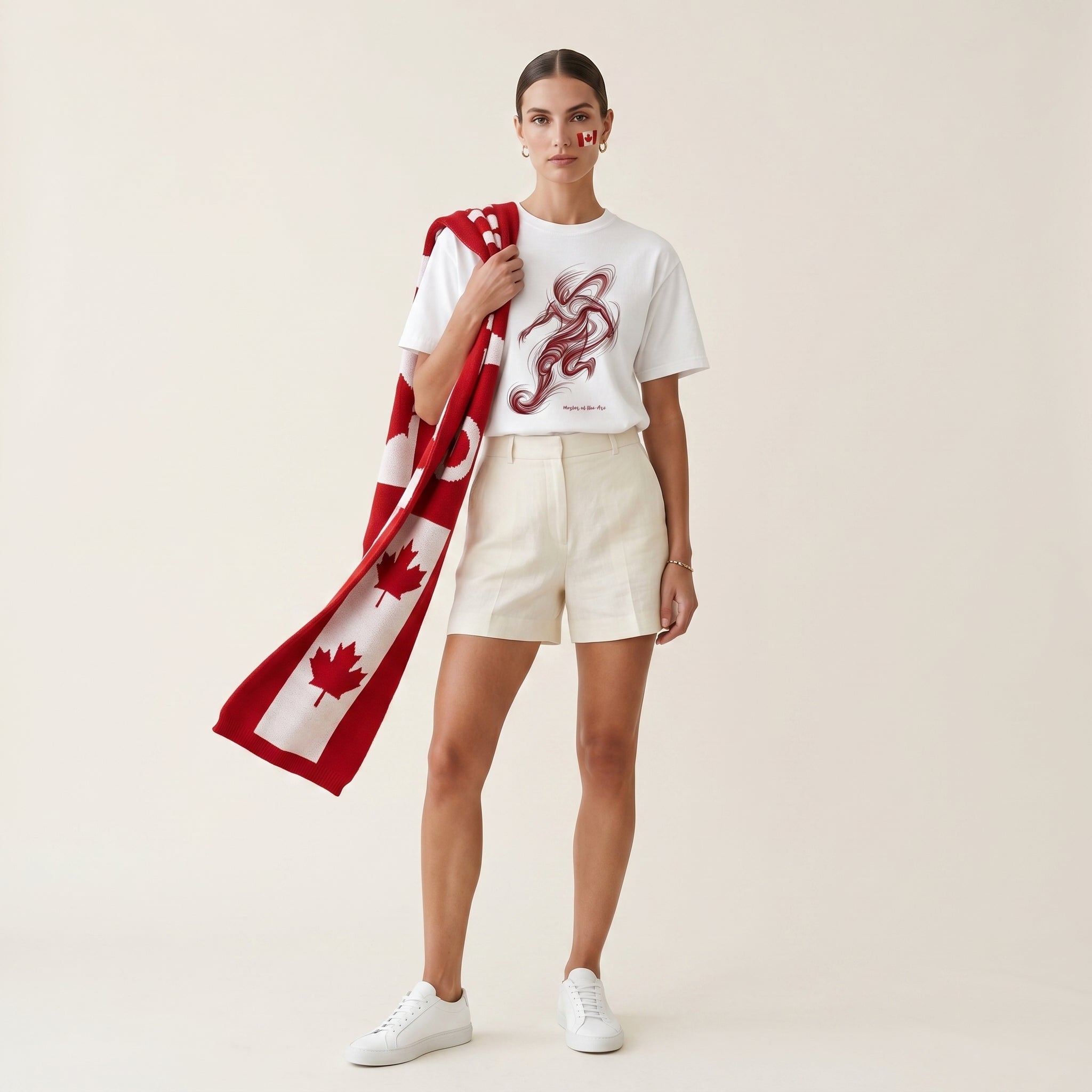 Arc Instinct — Abstract Fluid Intelligence Motion Graphic Tee