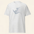 Dissolving Rhinoceros T-Shirt – Minimalist Wildlife Graphic Inspired by Presence and Endurance
