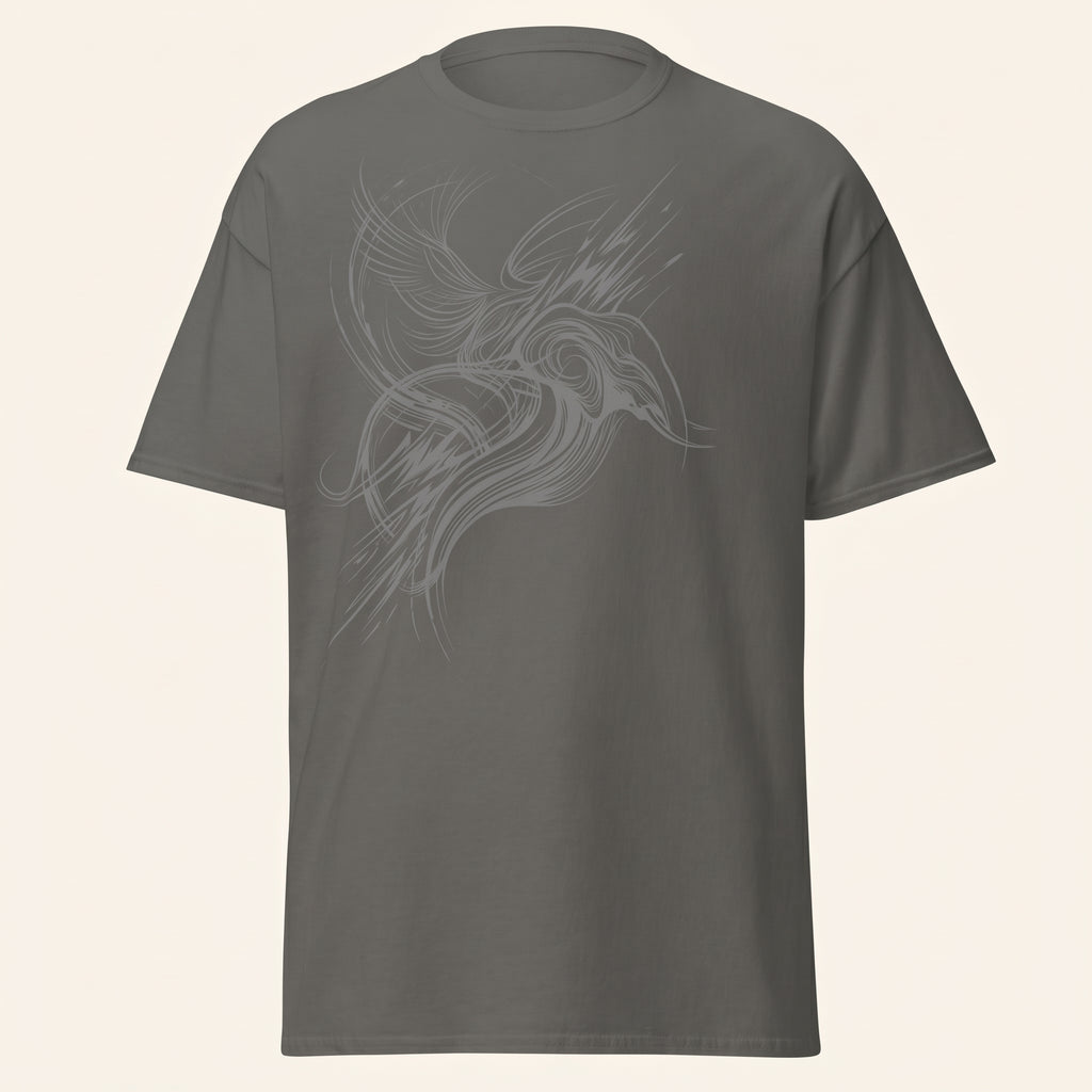 Abstract Wildlife Motion T-Shirt – Minimalist Animal-Inspired Line Art Graphic Tee