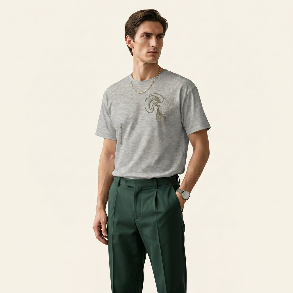 Dissolving Bighorn Sheep T-Shirt – Minimalist Wildlife Graphic Inspired by Resilience and Elevation