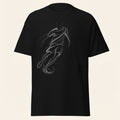 Master of the Arc Football T-Shirt – Abstract Dribble and Shot Motion Graphic Tee