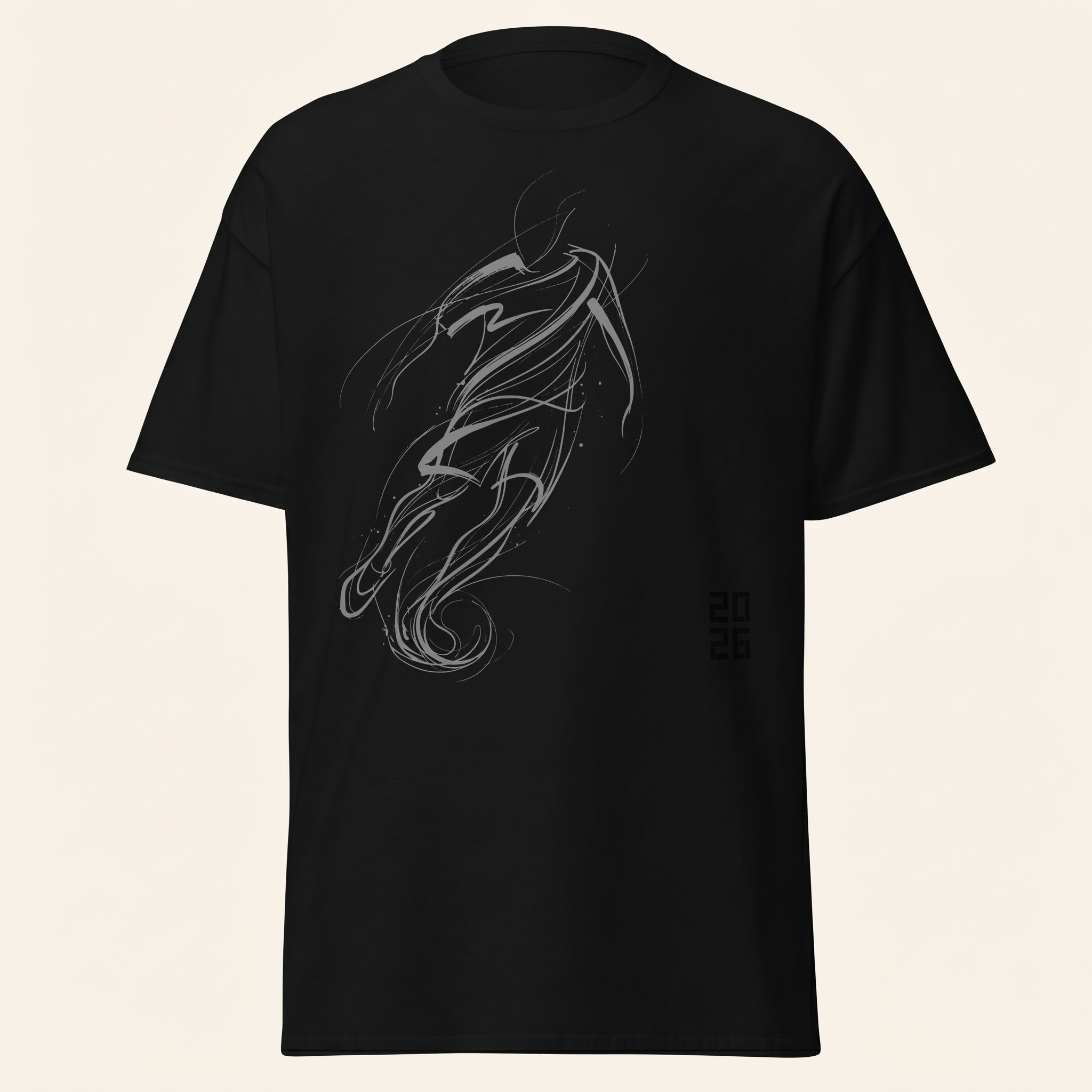 Master of the Arc Football T-Shirt – Abstract Dribble and Shot Motion Graphic Tee