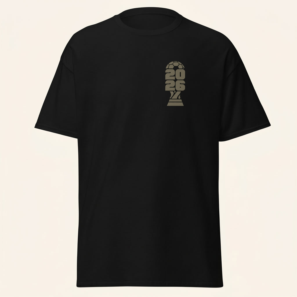 Master of the Arc 2026 Trophy T-Shirt – Minimalist Football Heritage Graphic Tee