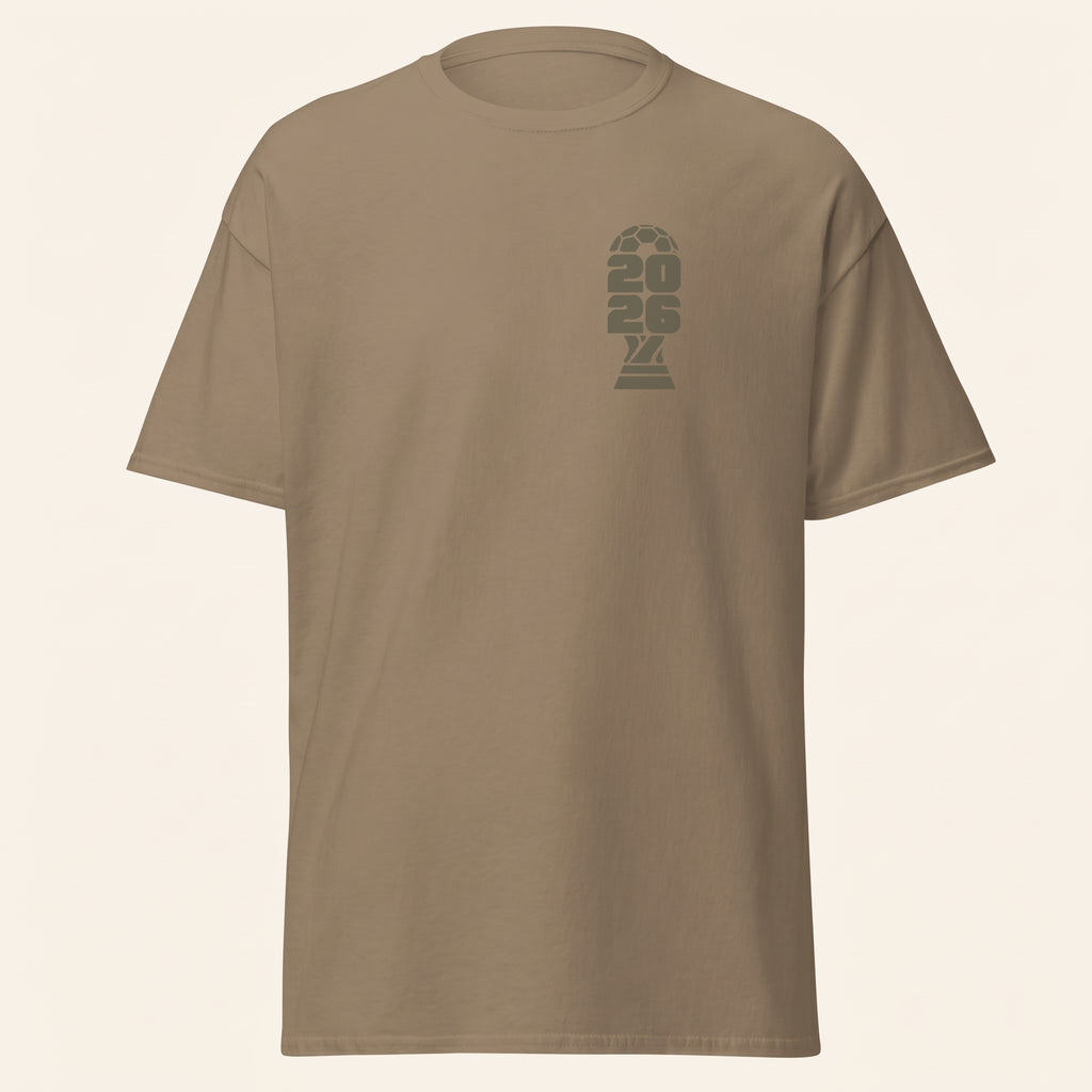 Master of the Arc 2026 Trophy T-Shirt – Minimalist Football Heritage Graphic Tee