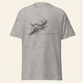Visible Only in Motion Leopard T-Shirt – Abstract Line Art Wildlife Tee for Conceptual Minimalist Fashion