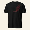 Master of the Arc Snake Motion T-Shirt – Abstract Line Art Tee for Conceptual Minimalist Predator Design
