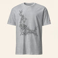 Abstract Wildlife Bone Graphic T-Shirt – Minimalist Nature Anatomy Tee for Artistic Conceptual Style