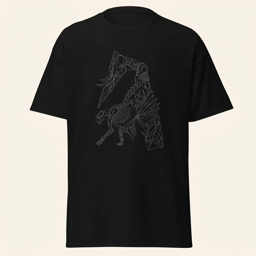 Absence Keeps Form T-Shirt – Abstract Wildlife Anatomy Tee for Wilderness Aesthetic Minimalist Style