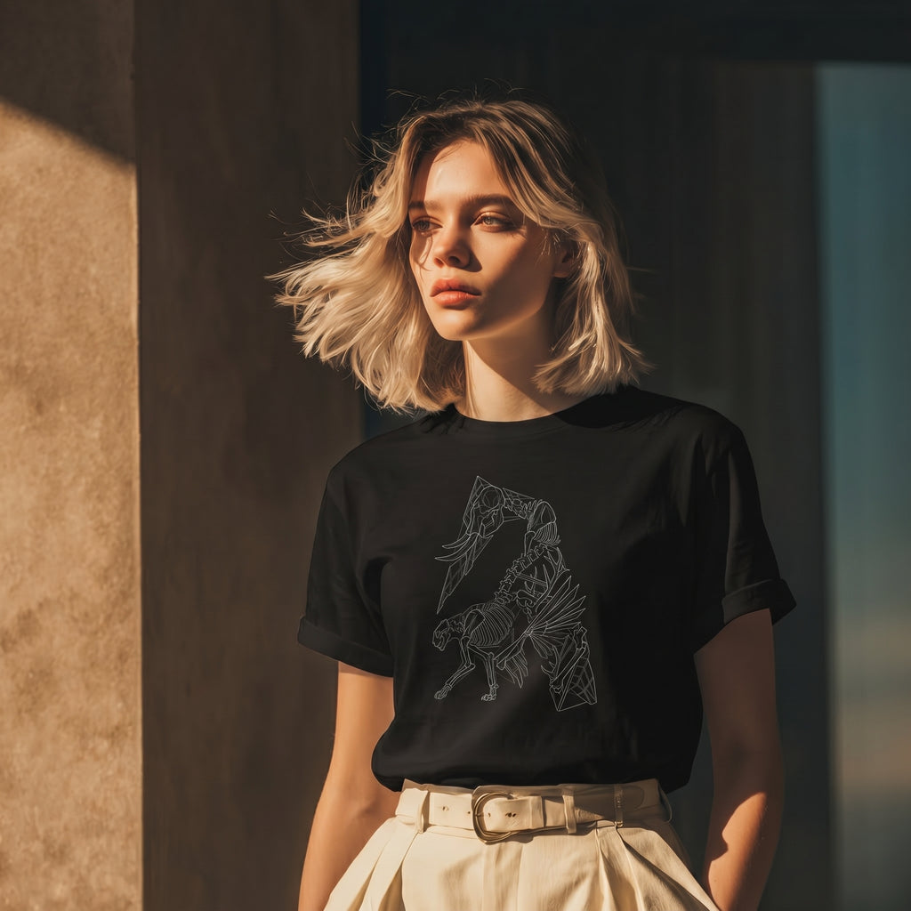 Absence Keeps Form T-Shirt – Abstract Wildlife Anatomy Tee for Wilderness Aesthetic Minimalist Style
