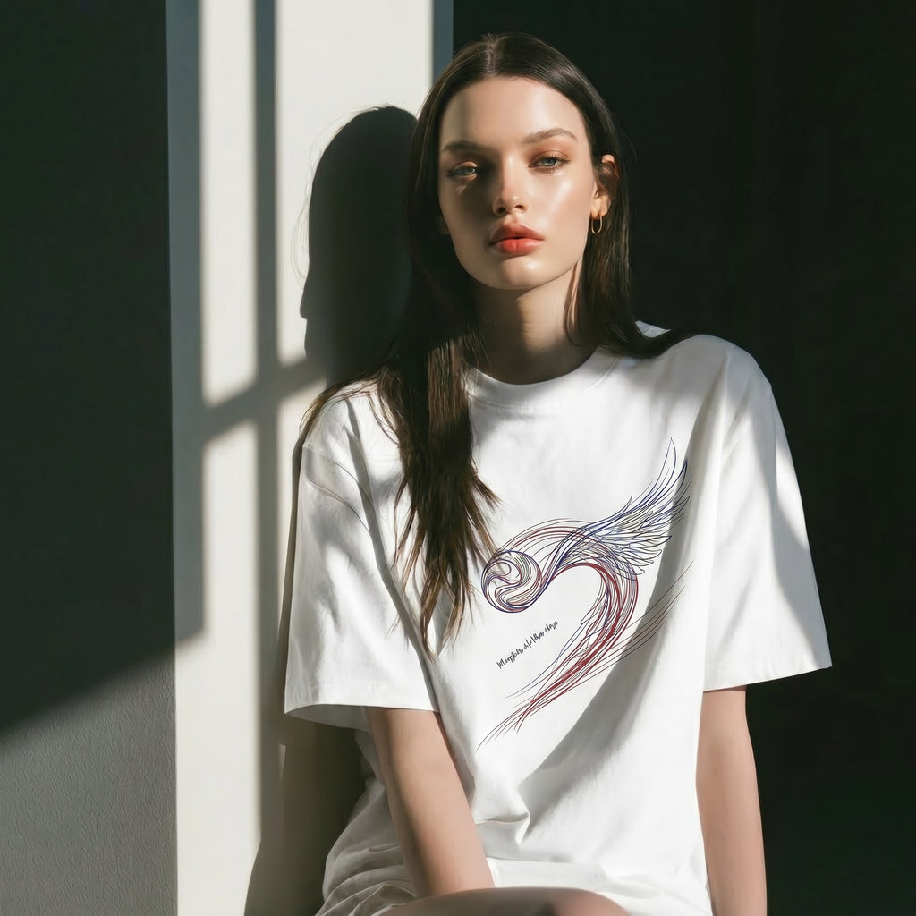Master of the Arc — Abstract Symbolic Flight Motion Trajectory Graphic Tee