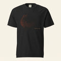 Absence Has a Shape Heavyweight T-Shirt – Dissolving Fox Graphic Tee for Quiet Luxury Aesthetic Minimalist Fashion