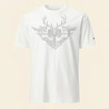 Minimalist Deer Bone T-Shirt – Abstract Wildlife Anatomy Tee for Conceptual Modern Style